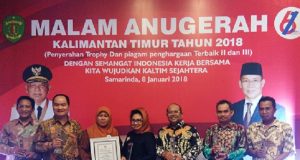Kutim Raih 8 Penghargaan di Malam Anugerah Kaltim Tahun 2018