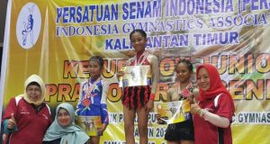 Atlit Senam Kutim Sukses di Pra Porpov Kaltim
