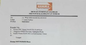 Anggota Hanura Diinstruksikan Alihkan Perjuangan ke Syaharie Ja’ang – Awang Ferdian