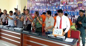 Polres Kutim, Amankan 5 Terduga Pembantai Orang Utan di Teluk Pandan