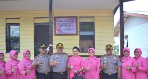 Wahau Juga Punya Poskamling Terpadu, Juga Diresmikan Kapolres Kutim