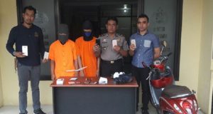 Dibantu Tim Opsnal Polres, Polsek Sangatta Bekuk 2 Pelaku Jambret