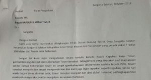 Peralatan Elektronik Rusak, Warga Sekitar Tower Telkomsel Lapor Kapolres