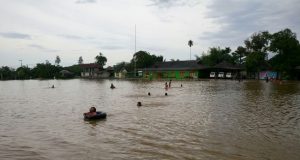 Lapangan Sepak Bola Jadi Water Boom