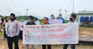 Tuntut Pembayaran Gaji, Aliansi Dosen dan Karyawan STAI Sangatta Gelar Aksi Mogok Kerja dan Ancam Bekukan Aktivitas Kampus
