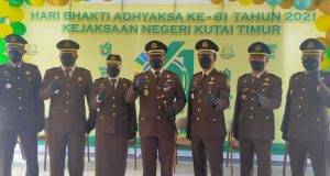 Peringati Hari Bhakti Adhyaksa ke-61 di Kutim, Upacara Digelar Virtual dan Diisi Kegiatan Baksos