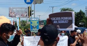 Peringatan HUT Kutim ke 22 Diwarnai Aksi Damai Fraksi Rakyat Kutim