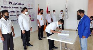 Aklamasi, Angga Redi Niata Nahkodai KORMI Kutim Periode 2021-2025