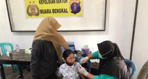 Perdana Gelar Vaksinasi Anak 6-11 Tahun di Kecamatan Muara Bengkal, SDN 003 Muara Bengkal Jadi Percontohan