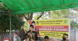 Reses di Bengalon, Masdari Kidang Komitmen Bantu Masyarakat Sepaso Barat