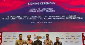 Komitmen ESG, Pertamina Hulu Energi Tandatangani Perjanjian Karbon Kredit