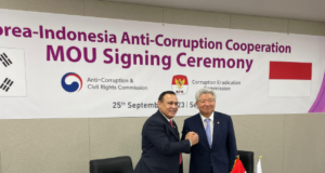 KPK Teken Nota Kesepahaman dengan Komisi Anti-Korupsi dan Hak Sipil (ACRC) Korea Selatan
