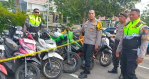 Puluhan Pemuda Dua Kecamatan ini Adu Skill Balap Liar, 58 Pelaku Diamankan Polres Kutim