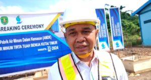 Hadiri Groundbreaking Pabrik AMDK, Joni Apresiasi Inovasi Perumdam TTB Kutim