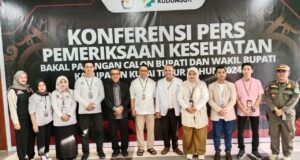 Dua Bapaslon Pilkada Kutim 2024 Jalani Tes Kesehatan, Cek Fisik hingga Mental