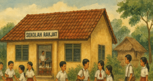 Sekolah Rakyat di Berau Lambat, DPRD Minta Pemkab Jemput Bola Gambar iLustrasi Sekolah Rakyat by AI