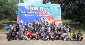 Ratusan Warga Sangatta Selatan Semarakkan Fun Run 5K Pertamina EP Sangatta Field, Usung Tema “Menggerakkan Energi Kebaikan”