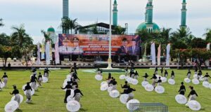 100 Penari Meriahkan HGN ke-80 Tahun 2025 Tingkat Kabupaten Kutai Timur