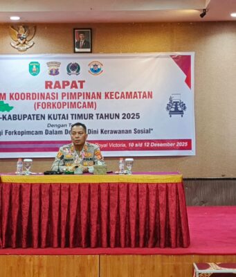 Kesbangpol Kutim Gelar Rakor Forkopimcam se-Kutai Timur, Bahas Kerawanan Sosial dan Mitigasi Kebencanaan