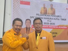Lantik Kepengurusan DPC Hanura Kutim, Marsidik Kobarkan Semangat Membangun dan Berkemajuan