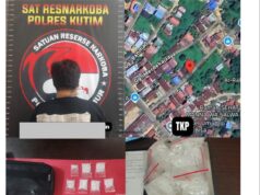 Satresnarkoba Polres Kutim Gagalkan Peredaran Sabu di Sangatta Selatan, Satu Tersangka Digulung