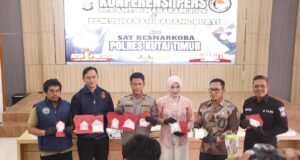 Polres Kutim Musnahkan Narkotika Sabu Senilai Rp1,3 Miliar