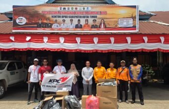 PT KPC Serahkan Bantuan APD Penanganan Karhutla, Sulastin Harapkan Dukungan dan Kepedulian Dunia Usaha di Kutai Timur