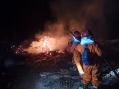 Kebakaran Kebun Sawit di Karangan, Polsek Sangkulirang Lakukan Penyidikan