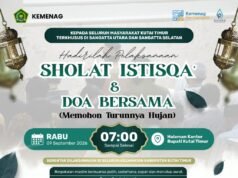 Besok Pagi, Warga Kutim Serentak Gelar Sholat Istisqa’ dan Do’a Bersama Minta Hujan