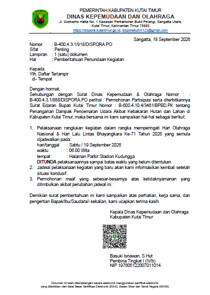Penundaan Haornas 2026