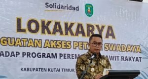Buka Lokakarya Penguatan Akses Petani Swadaya Program PSR, Wabup Mahyunadi Dorong Petani Sawit Produktif dan Bekelanjutan