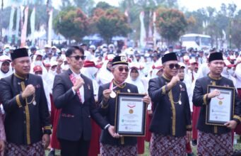 Pecahkan Rekor MURI, 61.000 Pelajar Kutim Deklarasi Anti Narkoba