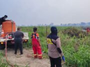 Karhutla Sangatta Utara Meluas hingga 5 Hektare, Tim Gabungan Berjibaku Padamkan Api