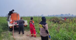 Karhutla Sangatta Utara Meluas hingga 5 Hektare, Tim Gabungan Berjibaku Padamkan Api