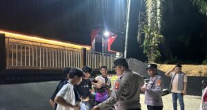 Polsek Muara Wahau Gelar Patroli KRYD, Pastikan Situasi Wilayah Tetap Kondusif